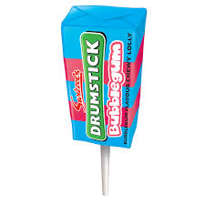 Drumstick Bubblegum Lollipop